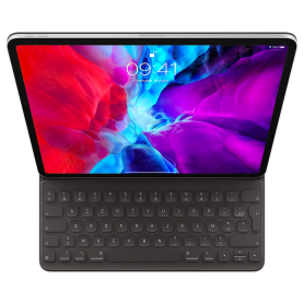 Keyboard, Accessory - Smart Folio Bluetooth Keyboard for iPad Pro 12.9" (Gen 3 & 4) Black - Apple - QWERTY - Good Condition, who