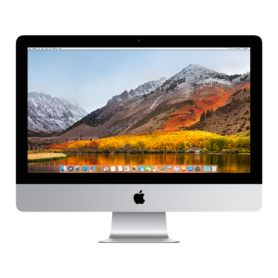 Apple Desktop, Computer - iMac Retina 4K 21.5 (2013) - A1418 - 8GB/1TB SSD - Intel core i5 - 2.7 Ghz - Silver with Charger Cable