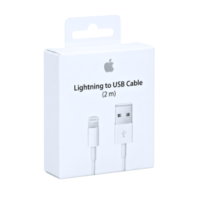 High-Quality Apple USB Lightning Cable 2M - Retail Box - Durable & Fast Charging