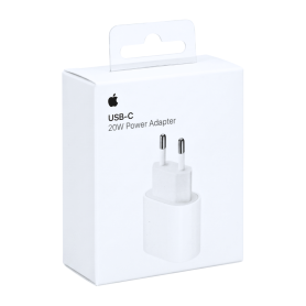 USB-C 20W Power Adapter MHJE3ZM/A by Apple - Fast Charging Retail Box