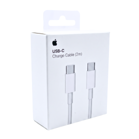 USB-C to USB-C Cable 2M for Apple – Fast Charging Durable Retail Box