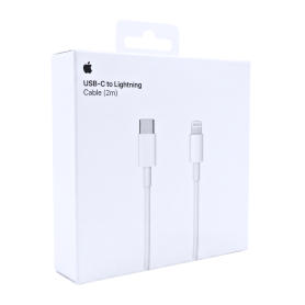 Apple USB-C to Lightning Cable (2M) Fast Charging & Data Sync - Model MQGH2ZM/A Retail Box