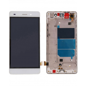 Ecran complet Original, LCD + vitre tactile pour Huawei P8 Lite Blanc