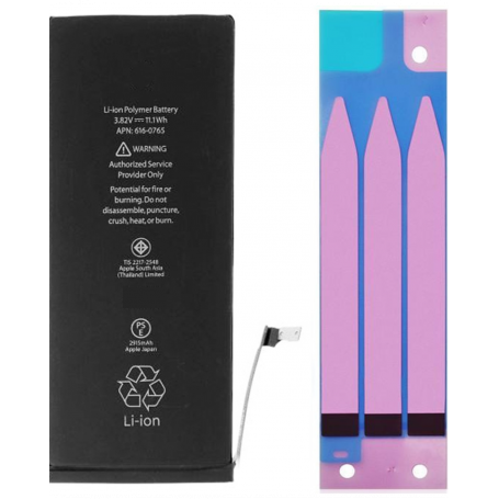 "Batterie iPhone 6 Plus Pure Cobalt (ECO) avec adhésifs - Remplacez