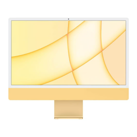 Desktop Computer - iMac 4.5K 24" - 8GB/256GB SSD - Apple M1 - Yellow - Grade A with charger and without accessories, wholesale p