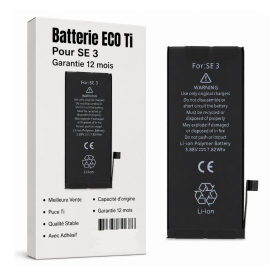 Battery A2819 2018mAh iPhone SE 2022 avec Adhésifs - Pure Cobalt (ECO Ti)