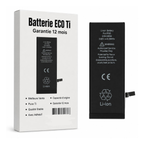 "Batterie iPhone 6 Plus Pure Cobalt (ECO) avec adhésifs - Remplacez