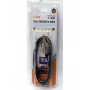 Câble Audio Jack 3.5mm Mâle / Jack 3.5mm + Jack 6.5mm Mâle Nylon Tressé 1.5m LinQ KL3612