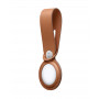 Premium Brown Leather AirTag Lanyard for Apple – Stylish & Secure Accessory