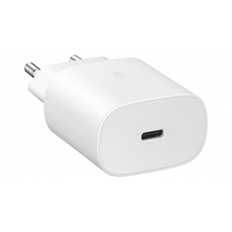 Samsung 25W White USB Type-C Power Adapter - Retail Box (Original)