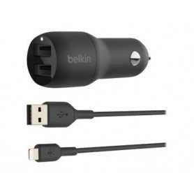 Kit Chargeur Allume-Cigare BELKIN 2 Ports USB avec Câble MicroUSB 24W