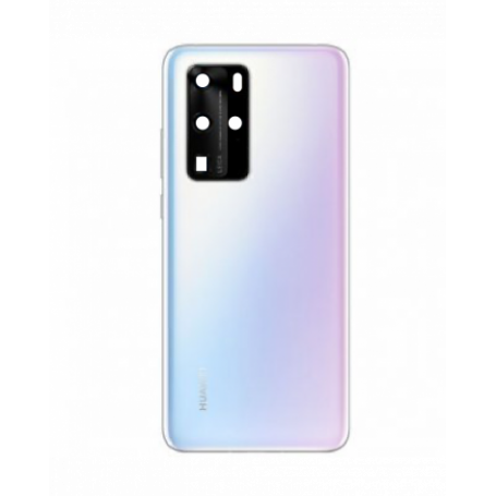 Vitre Arrière Huawei P40 Pro Noir Avec Adhésif (Without Logo)