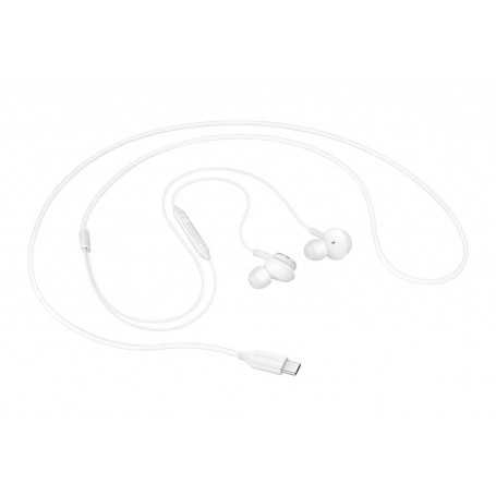 Type-C Headset SAMSUNG AKG White - Retail box (Original)