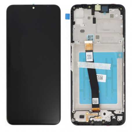 Screen Samsung Galaxy A22 5G (A226) Black + Frame (Service Pack) - 20694A
