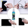 Cleaning kit for fragile screens (cleaner + cloth + brush)