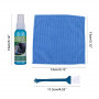 Cleaning kit for fragile screens (cleaner + cloth + brush)