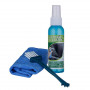 Cleaning kit for fragile screens (cleaner + cloth + brush)