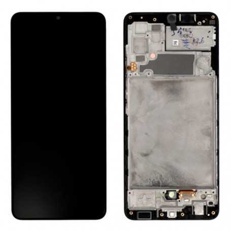 Ecran Samsung Galaxy A32 4G (A325F) Noir + Châssis (Service Pack) - GH82-25579A