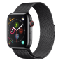 Bracelet Apple Watch 38/40/41mm DEVIA Milanese Watch Strap - Acier Inoxydable - Noir