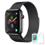 Wristband, Watchband - Bracelet Apple Watch 38/40/41mm DEVIA Milanese Watch Strap - Acier Inoxydable - Noir, wholesale price