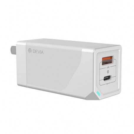 USB-C DEVIA GaN 65W PD QC4.0 USB Power Adapter