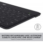 Clavier Bluetooth Logitech Keys-To-Go Français AZERTY - Noir