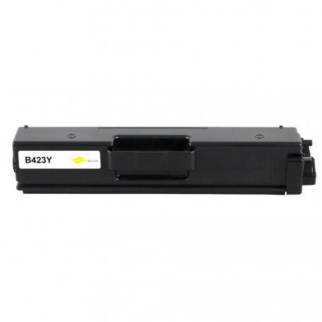 Toner Brother TN-423Y Jaune Compatible 4000 Pages - Impression haute 