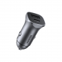 Chargeur voiture UGREEN 24W avec 2 ports USB et 1 port USB-C