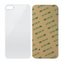 Vitre arrière iPhone 8 Plus Blanc - Avec logo + Adhésif