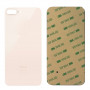 Vitre arrière iPhone 8 Plus Or - Avec logo + Adhésif