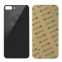 Vitre arrière iPhone 8 Plus Noir - Avec logo + Adhésif