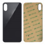 Vitre arrière iPhone XS Gris sidéral - Avec logo + Adhésif