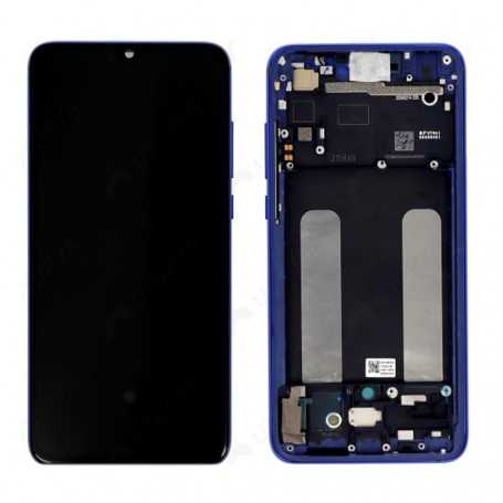 Ecran Xiaomi Mi 9 Lite Bleu + Châssis (Service pack) - 561010033033