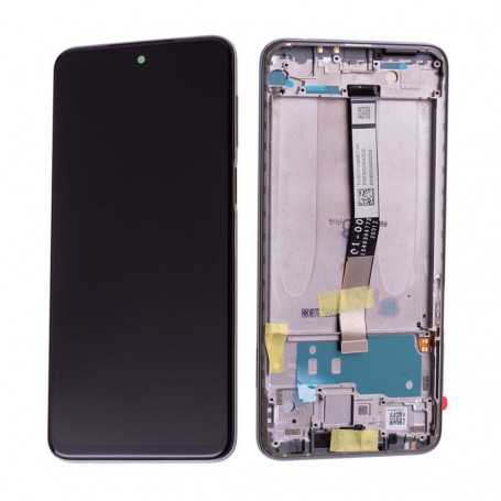 Ecran Xiaomi Redmi Note 9S Blanc + Châssis (Service pack) - 560002J6A100