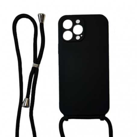 Coque de Protection en Silicone Multicolore avec Collier - iPhone 7-17 Pro Max