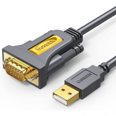 USB 2.0 Male to USB RS232 DB9 Male Cable UGREEN - 1M