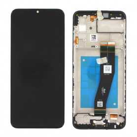 Ecran Samsung Galaxy A03s (A037G) Noir + Châssis (Service Pack) EU - GH81-21233A