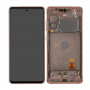 Ecran Samsung Galaxy S20 FE 4G/5G (G780/G781) + Châssis Orange (Service Pack) - 24220F-24219F