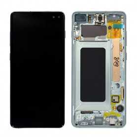 Ecran Samsung Galaxy S10 Plus (G975) Prism Vert (Service Pack) - GH82-18849E-18834E-18857E