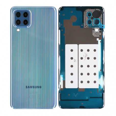 Vitre arrière Samsung Galaxy M32 (M325) Bleu (Service Pack) - GH82-25976B