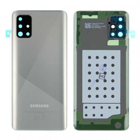 Vitre arrière Samsung Galaxy A51 (A515F) Prism Argent (Service Pack) - GH82-21653F