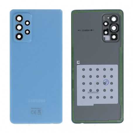 Vitre arrière Samsung Galaxy A72 (A725F) Bleu (Service Pack)