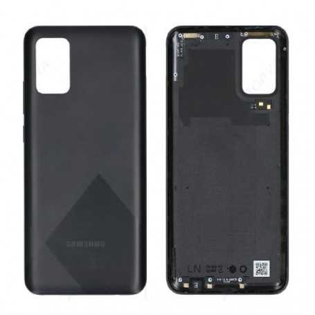 Vitre arrière Samsung Galaxy A02S (A025G) Noir (Service Pack) - GH81-20239A