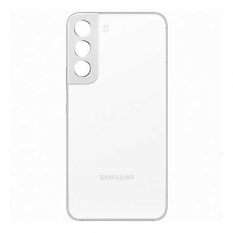 Vitre arrière Samsung Galaxy S22 5G (S901B) Blanc (Service Pack)
