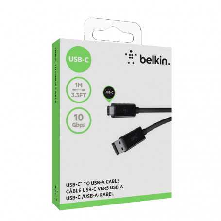 Câble USB / USB-C BELKIN - 1M - Noir