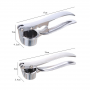 Premium Stainless Steel Garlic Press - Effortless Garlic Mincing Tool for Every Kitchen