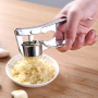 Premium Stainless Steel Garlic Press - Effortless Garlic Mincing Tool for Every Kitchen