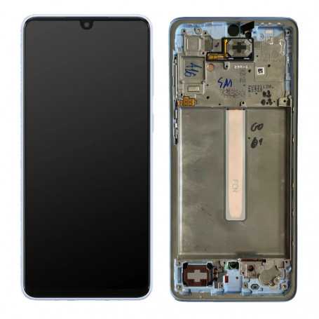 Ecran Samsung Galaxy A33 5G (A336B) Bleu + Châssis (Service Pack) - 28143C-28144C