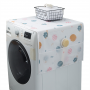 Refrigerator Dust Cover with Pockets | Stylish & Functional Protection for Your Fridge