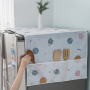 Refrigerator Dust Cover with Pockets | Stylish & Functional Protection for Your Fridge